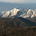 Un immagine meravigliosa del Roccandagia e del Monte Tambura ( dietro ),in veste invernale,a dx il monte Cavallo...