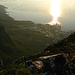 Der Blick auf die Meerseite vom Table Mountain