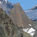 Eine interessante Ansicht: das Mettelhorn im Zoom von der Rothornhütte