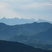 panorama sulle Alpi Apuane...