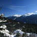 Blick beim Aufstieg zum Simmering zu den Stubaier Alpen