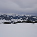 Ausblick zum Speer von der Alp Risi aus