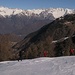 gli amici poco prima della baita Gerlo