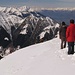 1)  cominciano le panoramiche di vetta dal Pizzo Torrenzuolo: si nota lo scoiattolo (più gaga sota) che non è uno dei primi ma guarda caso è ultimo....chissà per quale ragione he he he!