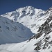unzählige Skispuren in der Nordflanke der Weitkarspitze