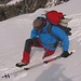 come mai io non affondo???...perché ho il passo da farfalla!....e lui da elefantone ha ha ha ha....e come al solito se non vi fosse il bradipo...sarebbe ancora là.  Mi dovrebbe baciare i piedi....prima di lavarli e dopo una super escursione estiva he he he he!!!!...l'ho fatto penare un po prima di estrarlo hi hi hi!