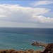 Blick hinab auf den Hafen von Puerto de la Aldea