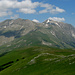 Monte Vettore a dx,poi Punta di Prato Pulito,Cima da Lago e cima del Redentore a sx,visti dai pressi di Forca di Presta.