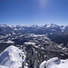 Wunderschönes Berchtesgaden! Im Vordergrund ist die Aufstiegsspur zu erkennen.