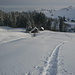 At the beginning of the snow shoe trail [http://www.globaltrail.net/de/schneeschuhwanderung/hemberg_-_salomonstempel.html Salomonstempel], looking down to Bad and in the back Hemberg
