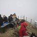 Die wunderschöne Aussicht vom Gipfel des Speers! Aber trotzdem Grossandrang