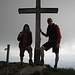 Der Wipfelschuss auf dem Chüemettler auf 1704 m.ü.M. im Hintergrund der Zürichsee