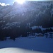 Wenige Meter oberhalb der Schwarzwaldalp bereits die ersten Sonnenstrahlen - fantastisch!