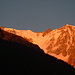 Sonnenaufgang - Morgenrot an der Monte-Rosa-Ostwand