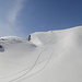 erstaunlich guter Schnee bis zur Alp Gigen