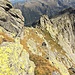 südliche Umgehung des Gipfelaufbaus (beim Abstieg)