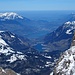 Gipfel Wildgärst - Sicht zum Lungern- und Sarnensee (Bild von C.J., besten Dank!)