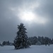 Winterstimmung am Plateau auf dem Kreuzberg
