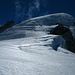 Rückblick im Abstieg: der Eispanzer des Cerro Mocho