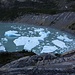 Am Morgen danach: Eisabbrüche im Lago Grey auf dem Mirador Glaciar Grey