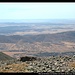 Blick auf die Ebene von Kastilien vom Gipfel des Moncayo, Sierra del Moncayo, Spanien