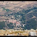 Ortschaft auf Fuss des Gebirges vom Gipfel des Moncayo, Sierra del Moncayo, Spanien