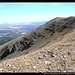 Bergrücken mit Aufstiegsweg zum Sattel zwischen Cerro de Morca und Cerro San Juan, Sierra del Moncayo, Spanien