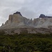 Cuernos del Paine - oben alte kontinentale Gesteinsschicht, unten "junge" Granite