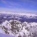 Panorama a NE: Pizzo Leone 1659m. - Corona dei Pinci 1294m. e Alpi Lepontine