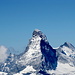 das Matterhorn grüßt, ganz ohne Wolken
