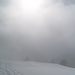Berghaus Malbun - feuchter Nebel - perfekter Halt mit Elfwetter-Haft:<br />Aber wir erkennen, es sollte bald besser werden!