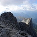 Piccola Civetta,3207m und Cima Gasperi,2994m, im Hintergrund es zeigt sich Dolomiti di Pala.