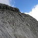 Glatte Wände in Abstieg von Civetta,3220m.
