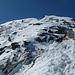 Die letzten Meter über (etwas mühsamen) Neuschnee zum Gipfel