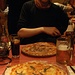 Umgekehrte Reihenfolge: Da wir auf eine lange Tour abends aufbrachen, gab es das Bier und die Pizza schon davor!