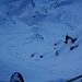Mont Fort (3329m):<br /><br />Tiefblick von Gipfel über die Ostwand, einem Paradies für Extremskifahrer.