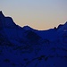 Sonnenaufgang auf dem Mont Fort (3329m):<br /><br />Matterhorn / Monte Cervino (4477,5m) und Dent d'Hérens (4171m).