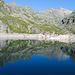 8. Tag: Am Staussee Lago d'Eugio (1869 m) angelangt.