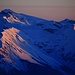 Sonnenaufgang auf dem Mont Fort (3329m):<br /><br />Mächtig thront das Wildhorn (3247,6m) über dem Rhonetal.