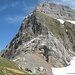 Der Abstieg vom Altmannsattel zum Rotsteinpass.