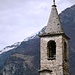 Kirchturm Madonna di Monte - links im Hintergrund Monte di Fuori und di Dentro, darüber Bedù