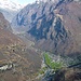 Val Bavona von weiter oben - unglaublich die seitlichen Flanken