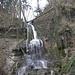 Der oberste Wasserfall im Mülitobel.