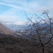 Panorama dal Sasso San Martino tra le nuvole Grona e Bregagno