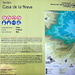 Eine Infotafel erläutert den historischen Hintergrund und die Bedeutung des Wanderwegs "Sendero Casa de la Nieve"