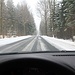 Fahrt durch Schnee und Eis