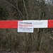 Auch von der Annaburg gelangt man auf den Föhreneggweg – er ist wegen Erdrutsch im Frühling 2013 gesperrt.