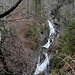 die markante Wasserfall-Stufe