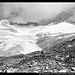 Turnerkamp (rechts) und Rossgruggspitz (Mitte) über dem Östl. Nevesferner, Zillertaler Alpen, Ahrntal, Südtirol, Italien