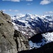Wunderschönes Tessin - Granit, Schnee und Berge... Beherrschend der Pizzo di Vogorno (2442 m).